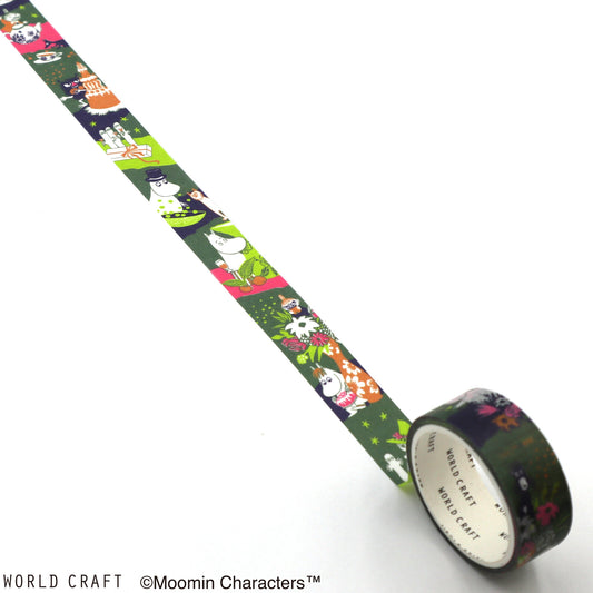 World Craft x Moomin - Washi Tape - Moomin Cake - Green