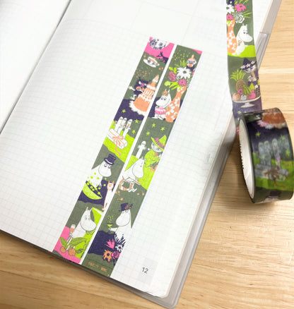 World Craft x Moomin - Washi Tape - Moomin Cake - Green