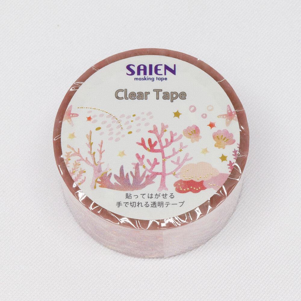 SAIEN - Clear Tape - Coral