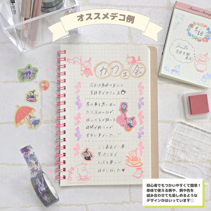 World Craft x Moomin - Moomin Clear Stamp - Playful Little My