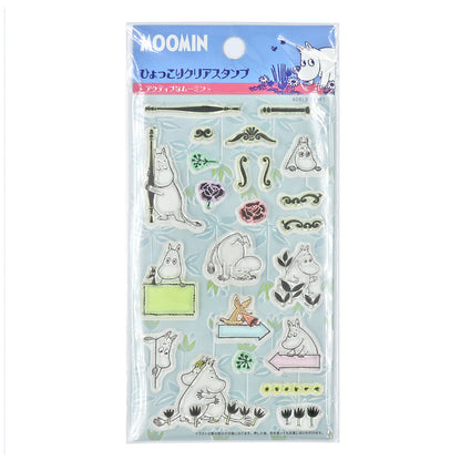 World Craft x Moomin - Moomin Clear Stamp - Active Moomin