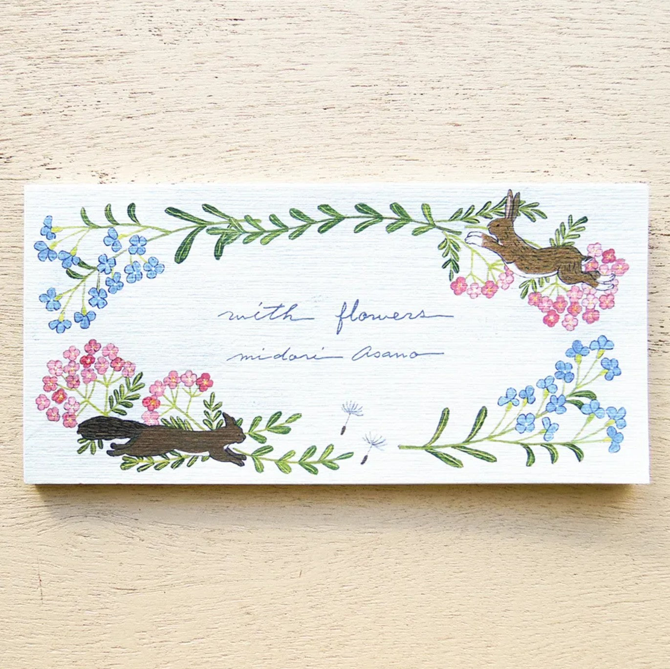 Cozyca - Notepad - Midori Asano - With Flowers