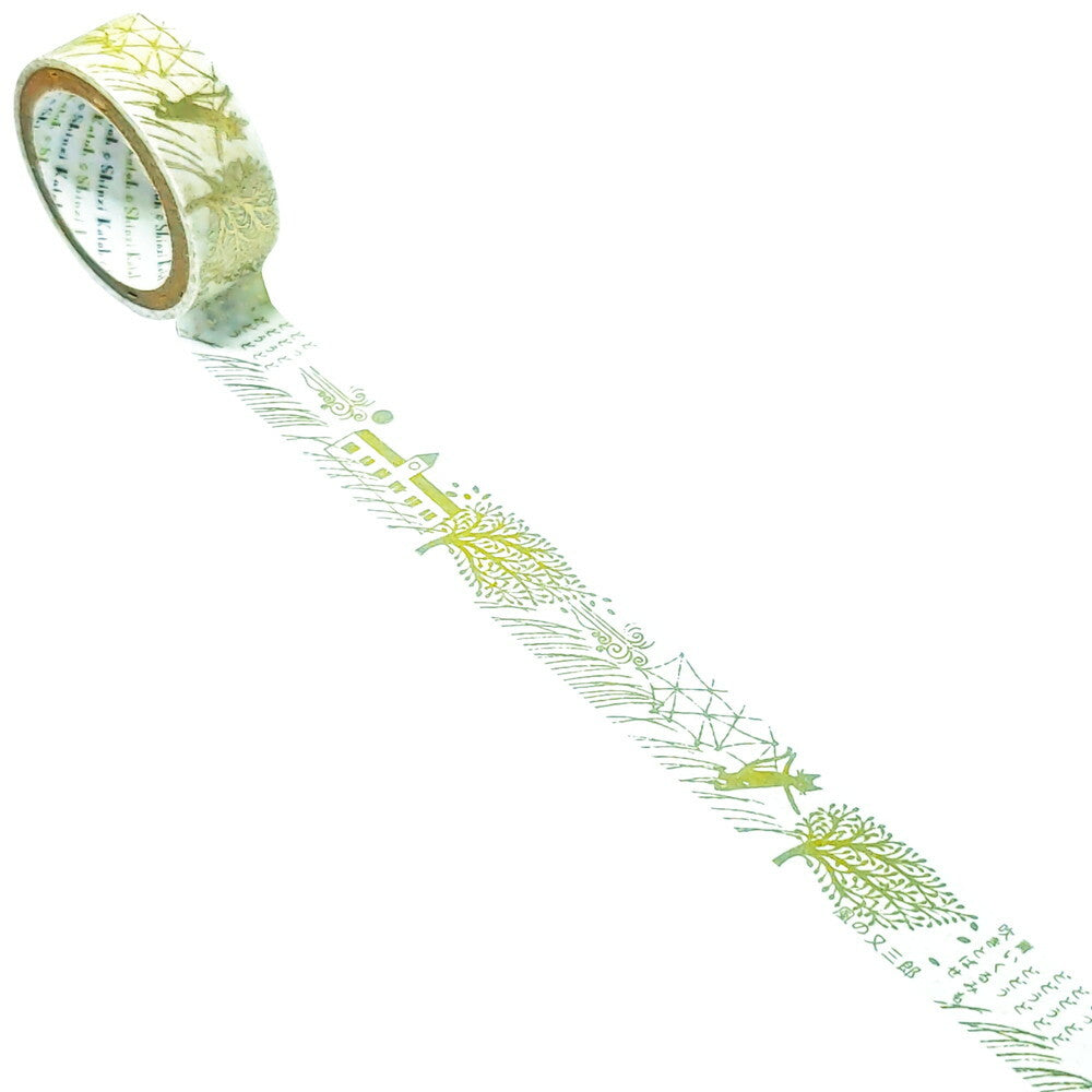 SEAL-DO Shinzi Katoh Washi Tape - Silhouette Foil Series - Matasaburo of the Wind