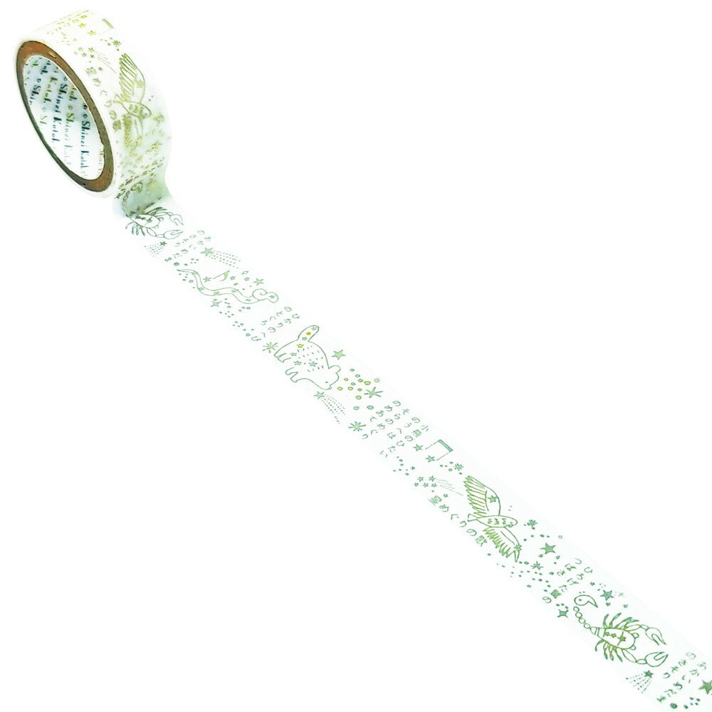 SEAL-DO Shinzi Katoh Washi Tape - Silhouette Foil Series - Song of Starlight