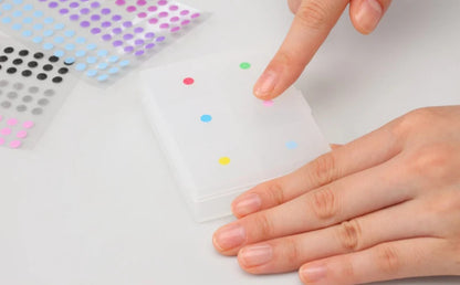 Stalogy - Planner Sticker Sheet - 5mm Round Stickers - Shuffle Ice Cream