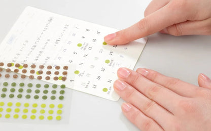 Stalogy - Planner Sticker Sheet - 5mm Round Stickers - Shuffle Tree