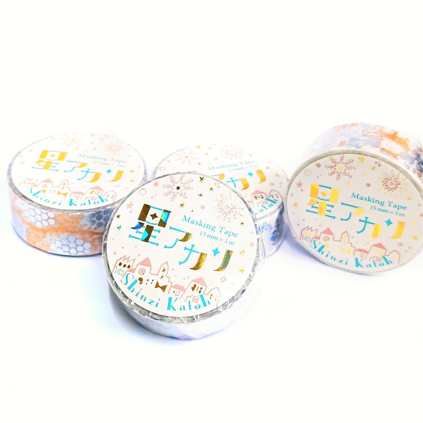 SEAL-DO Shinzi Katoh - Washi Tape - Copper Foil Rooftops