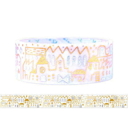 SEAL-DO Shinzi Katoh - Washi Tape - Copper Foil Rooftops
