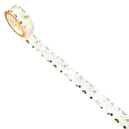SEAL-DO Shinzi Katoh Washi Tape - Rainbow Foil - Cat Meeting