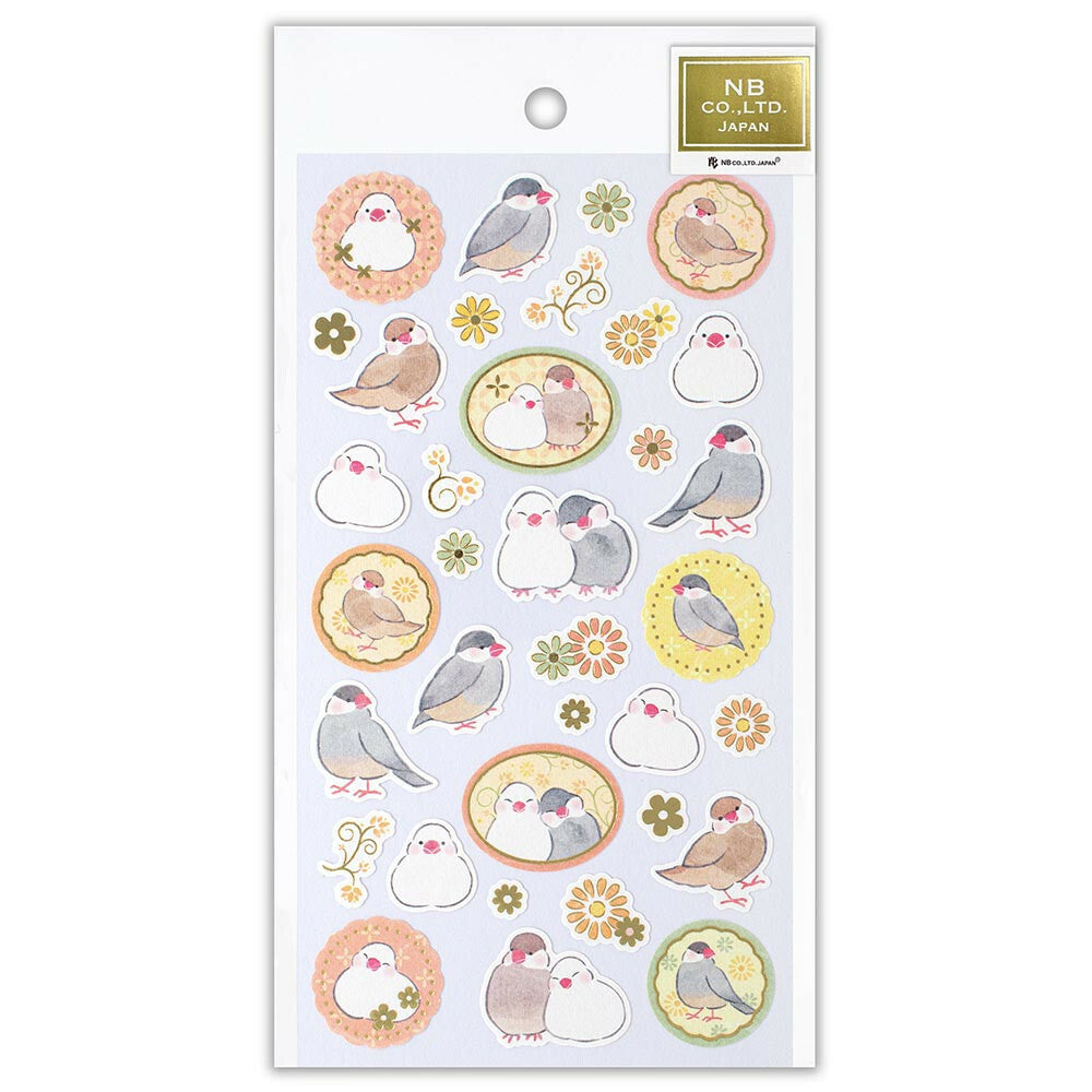 NB Co. Ltd. - Wanowa Stickers - Yufumi Java Sparrow