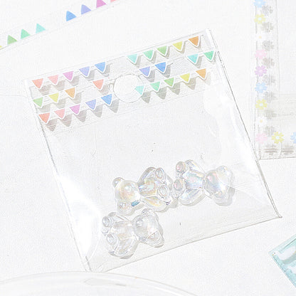 BGM - 5mm Slim Clear Tape - Colorful (Rainbow Banners)