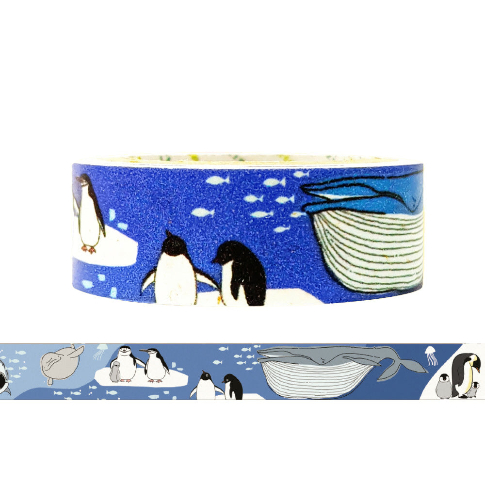 SEAL-DO Shinzi Katoh - Banana Paper Washi Tape - Endangered Species of Water