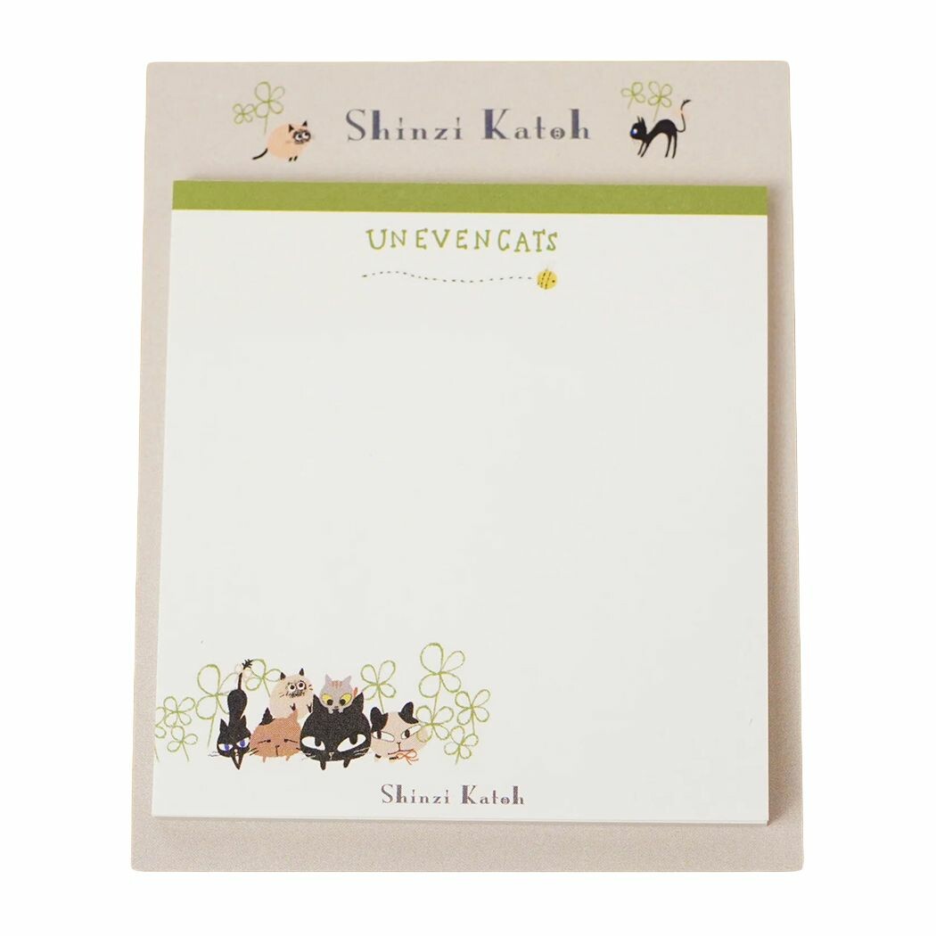Shinzi Katoh - Sticky Notes - Uneven Cats - Clover