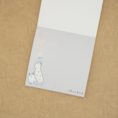 Shinzi Katoh - Memo Pad - Cat Hill - Green
