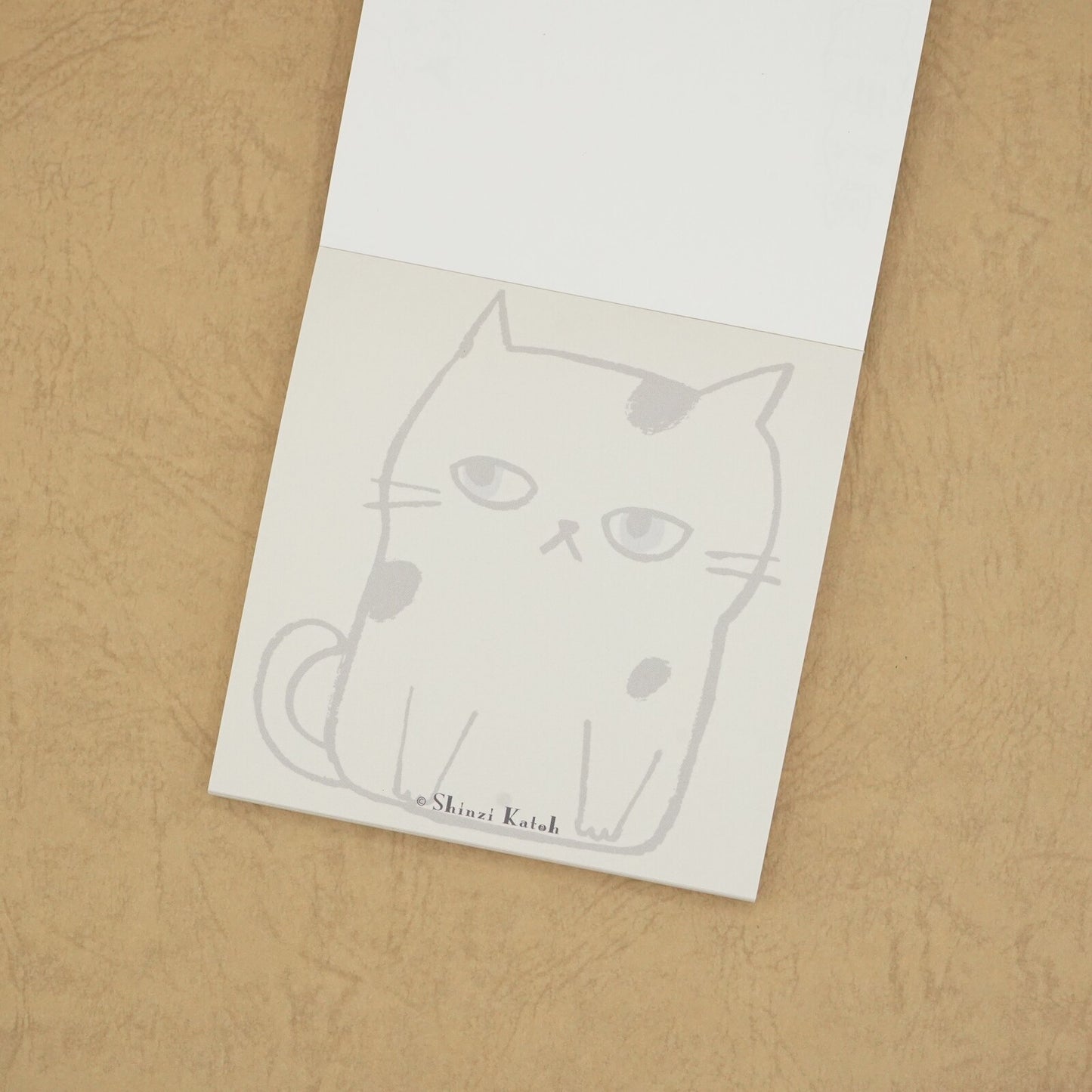 Shinzi Katoh - Memo Pad - Cat Hill - Pink