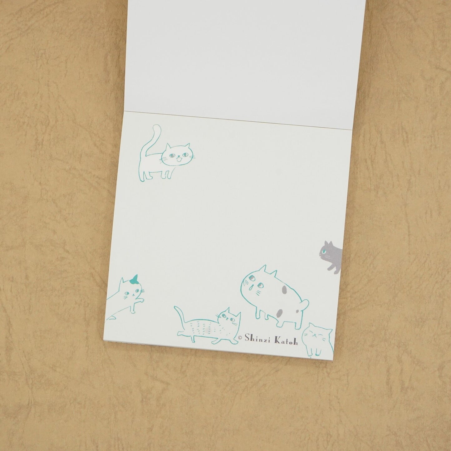 Shinzi Katoh - Memo Pad - Cat Hill - Yellow