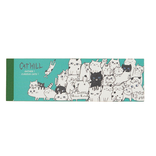 Shinzi Katoh - Notepad - Cat Hill - Green
