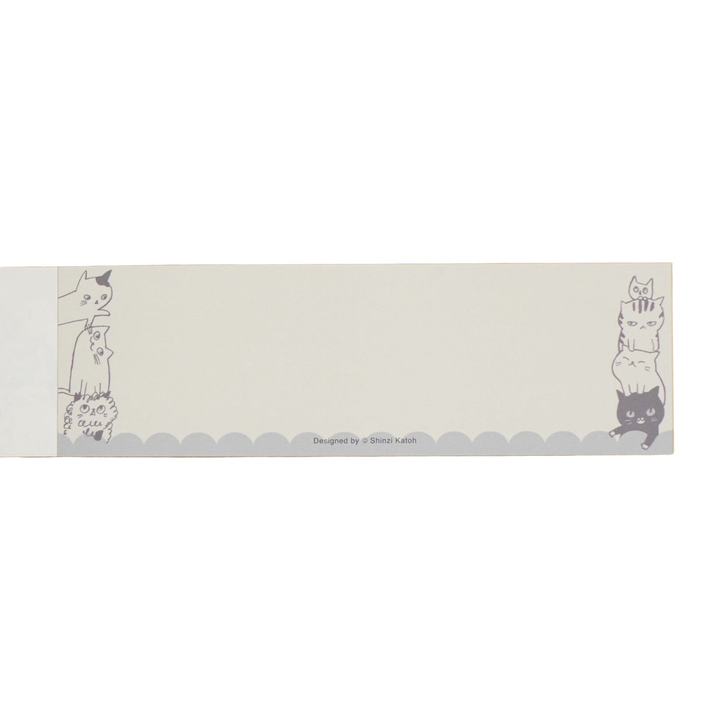 Shinzi Katoh - Notepad - Cat Hill - Pink