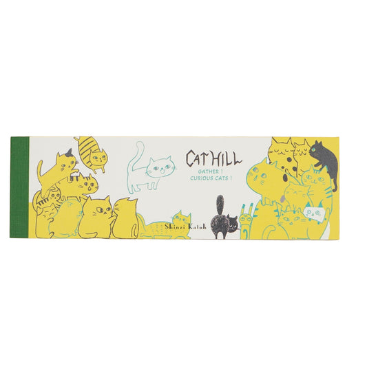 Shinzi Katoh - Notepad - Cat Hill - Yellow