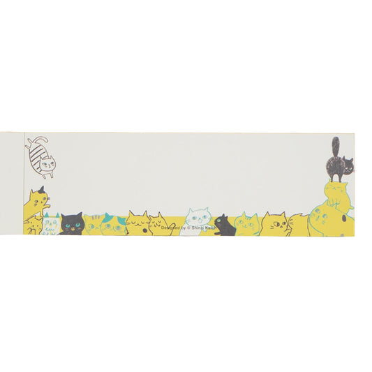 Shinzi Katoh - Notepad - Cat Hill - Yellow