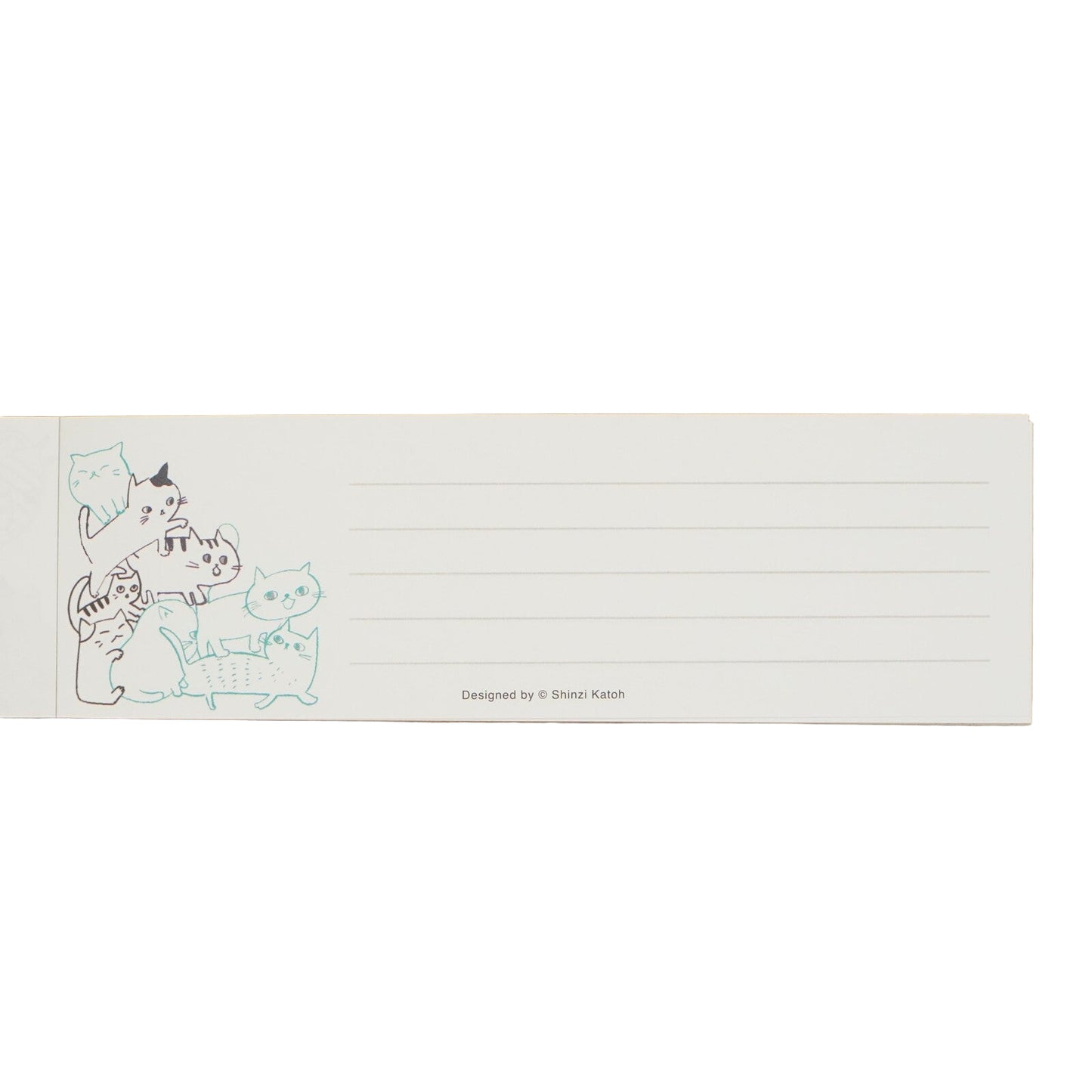 Shinzi Katoh - Notepad - Cat Hill - Yellow