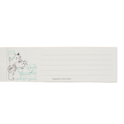 Shinzi Katoh - Notepad - Cat Hill - Yellow