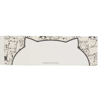 Shinzi Katoh - Notepad - Cat Hill - Black