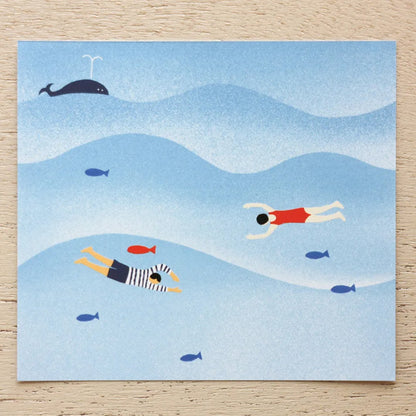 Cozyca - Block Memo Pad - Nishi Shuku - Landscape
