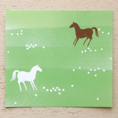 Cozyca - Block Memo Pad - Nishi Shuku - Landscape