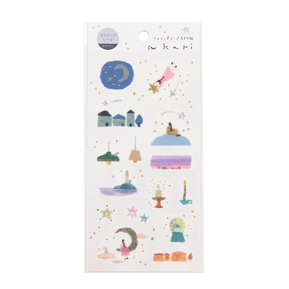 Kamiiso Co. - Sticker Sheet - Miki Tamura - Akari (Stars)