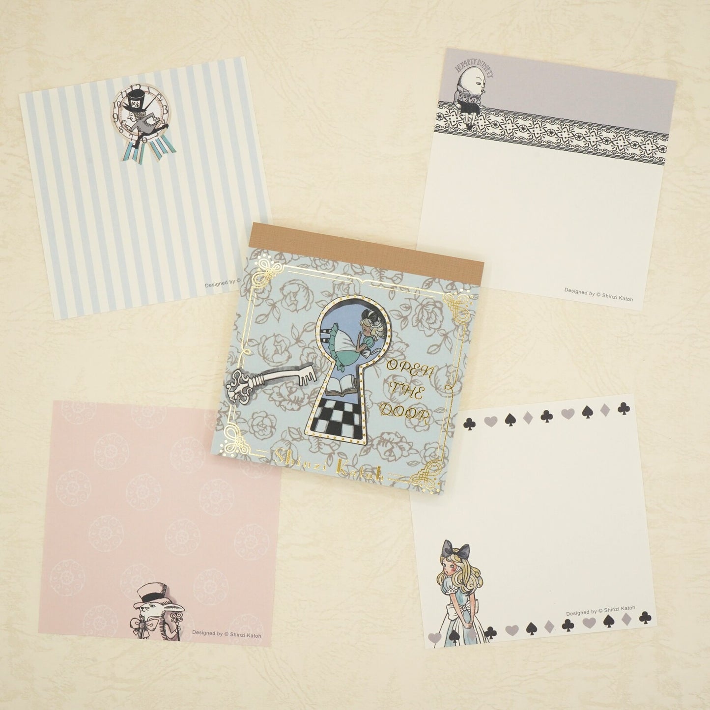 Shinzi Katoh - Memo Pad - Alice in Wonderland - Open the Door