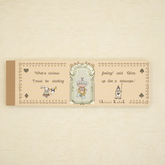 Shinzi Katoh - Notepad - Alice in Wonderland - Drink Me