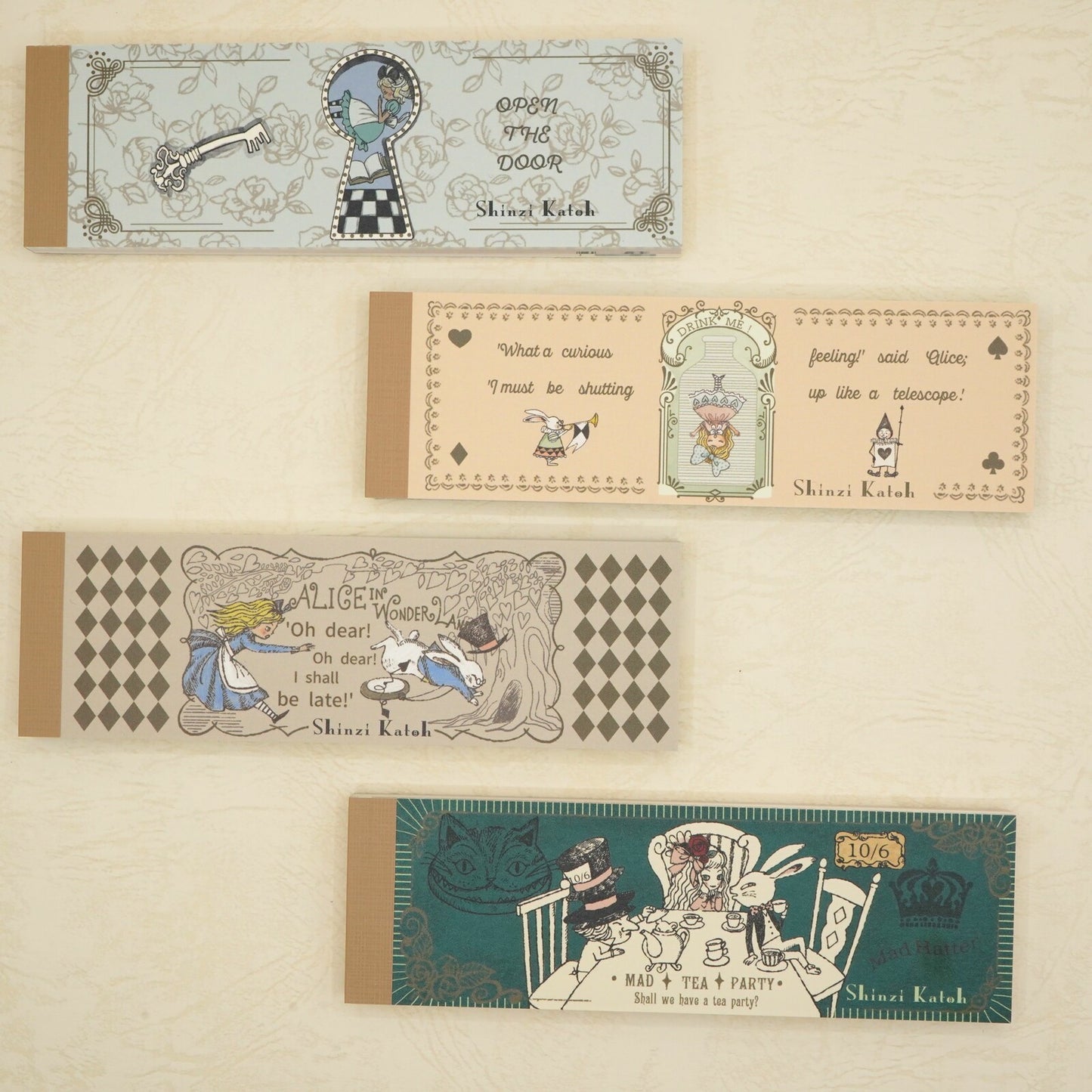 Shinzi Katoh - Notepad - Alice in Wonderland - Mad Tea Party