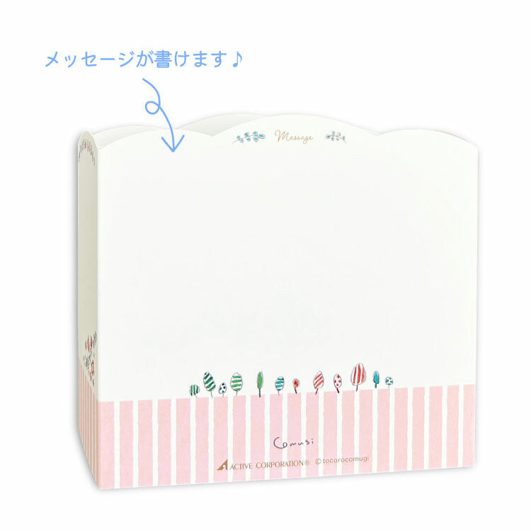 Foil-Stamped 3D Greeting Card - Tocorocomugi - Flower (Happy Birthday)
