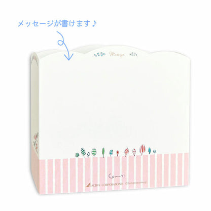 Foil-Stamped 3D Greeting Card - Tocorocomugi - Flower (Happy Birthday)