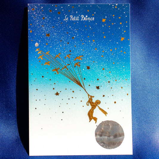 The Little Prince - Migratory Birds - Foil-Stamped Postcard