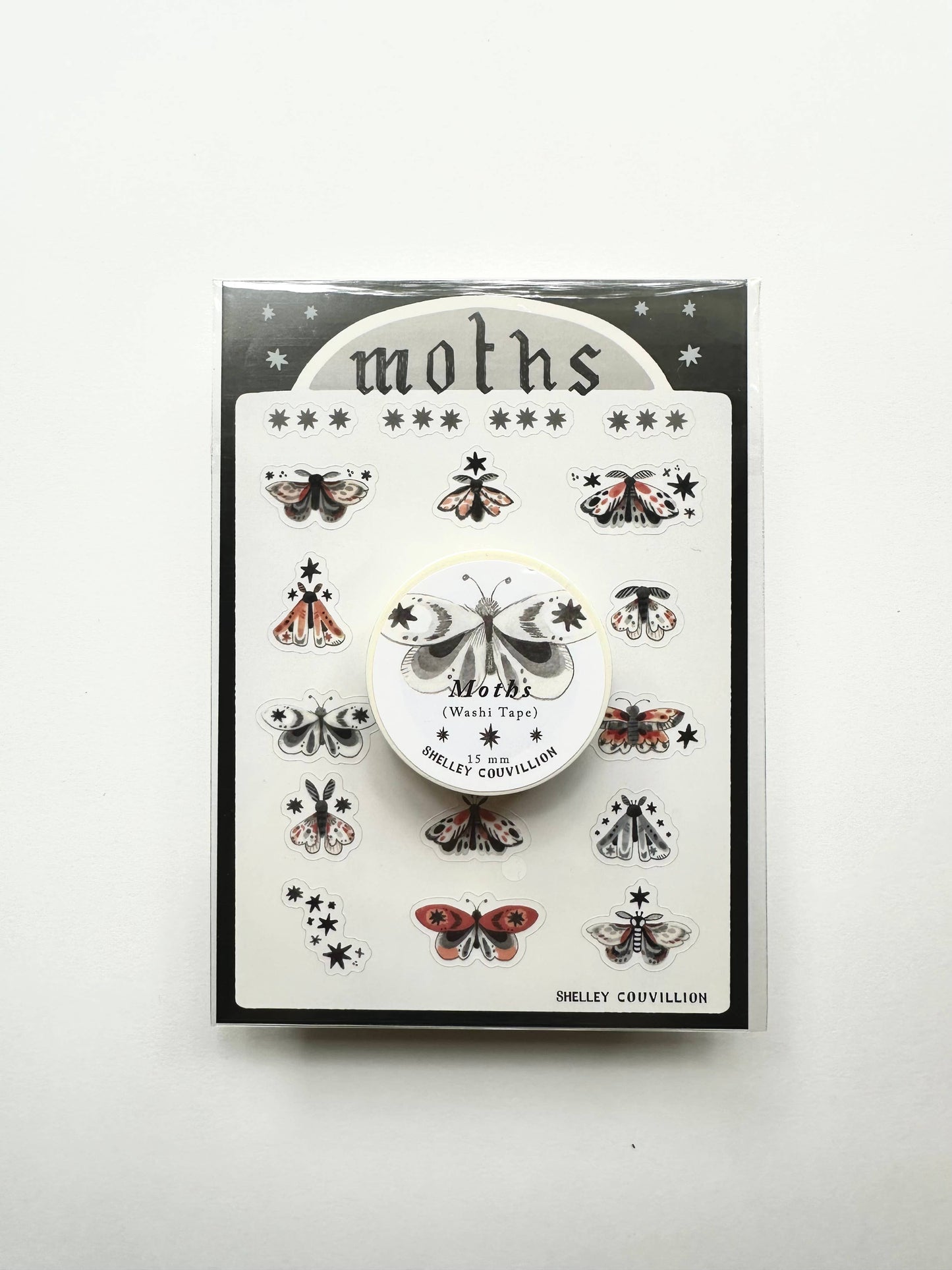 Book Moth Press- Stickers - Moths