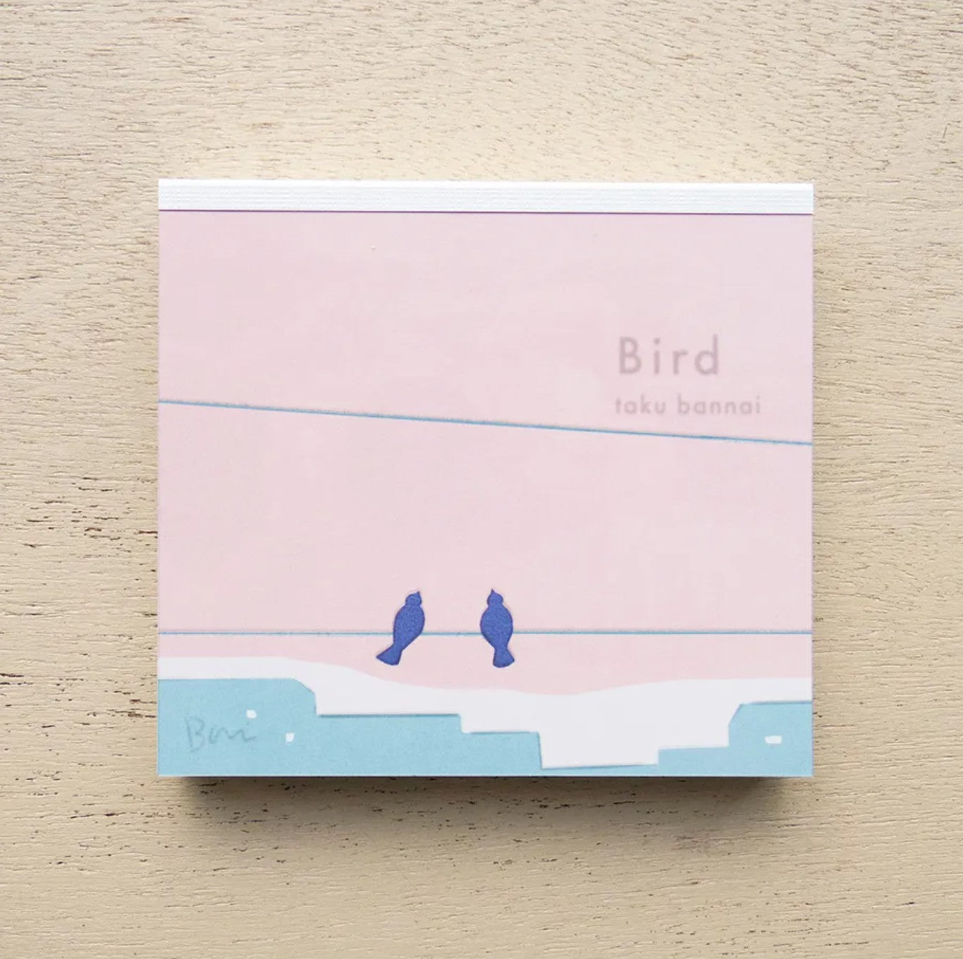 Cozyca - Block Memo Pad - Taku Bannai - Bird