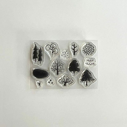 mizushima - JIZAI Clear Stamp Pocket Series - Trees 02