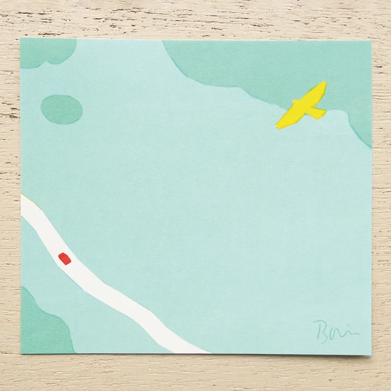 Cozyca - Block Memo Pad - Taku Bannai - Bird