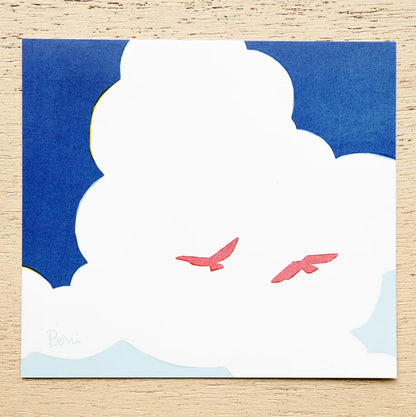 Cozyca - Block Memo Pad - Taku Bannai - Bird