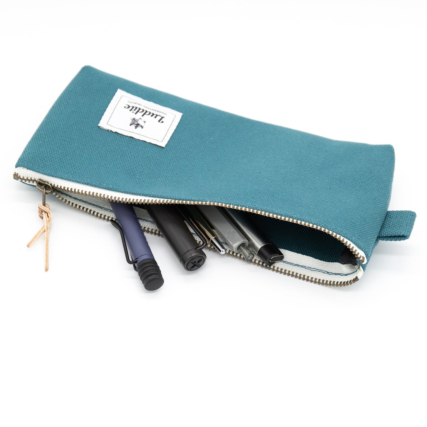 Luddite - Standard Gusseted Pen Case - Teal