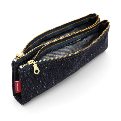 Luddite - Denim Bendy Pen Case - Okayama Denim