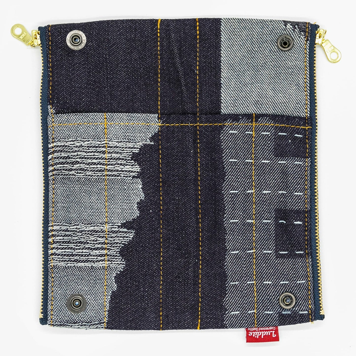 Luddite - Denim Bendy Pen Case - Random Patchwork