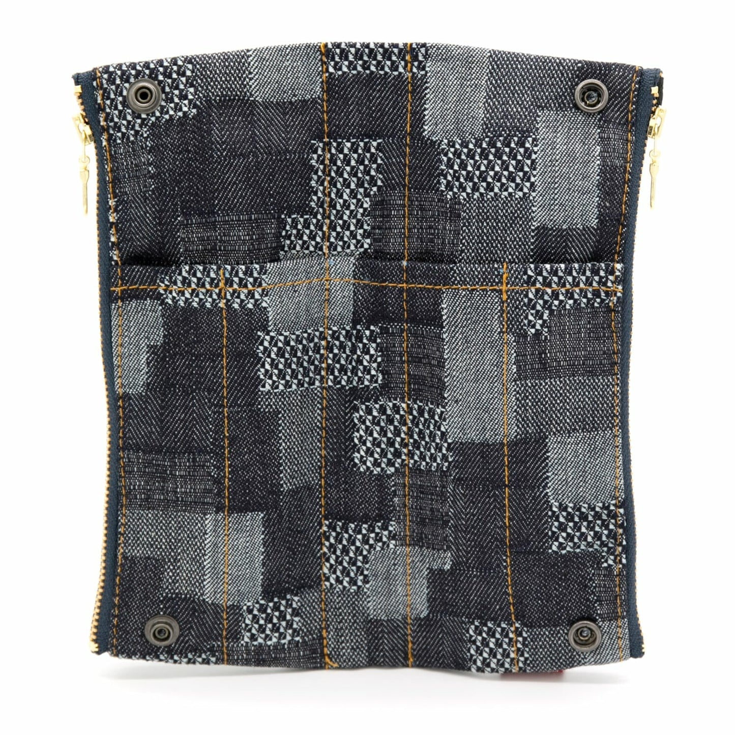 Luddite - Denim Bendy Pen Case - Patchwork