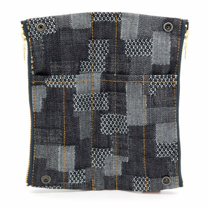 Luddite - Denim Bendy Pen Case - Patchwork