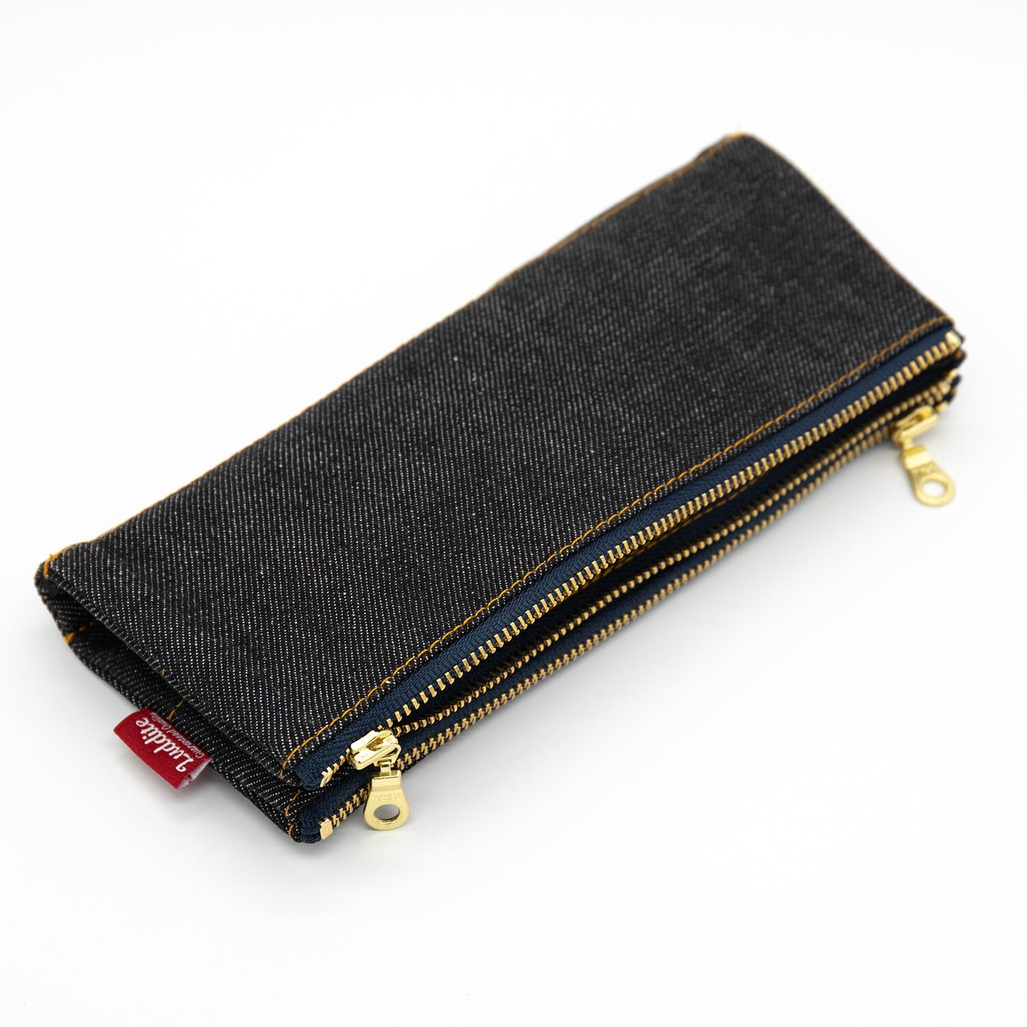 Luddite - Denim Bendy Pen Case - Black Denim
