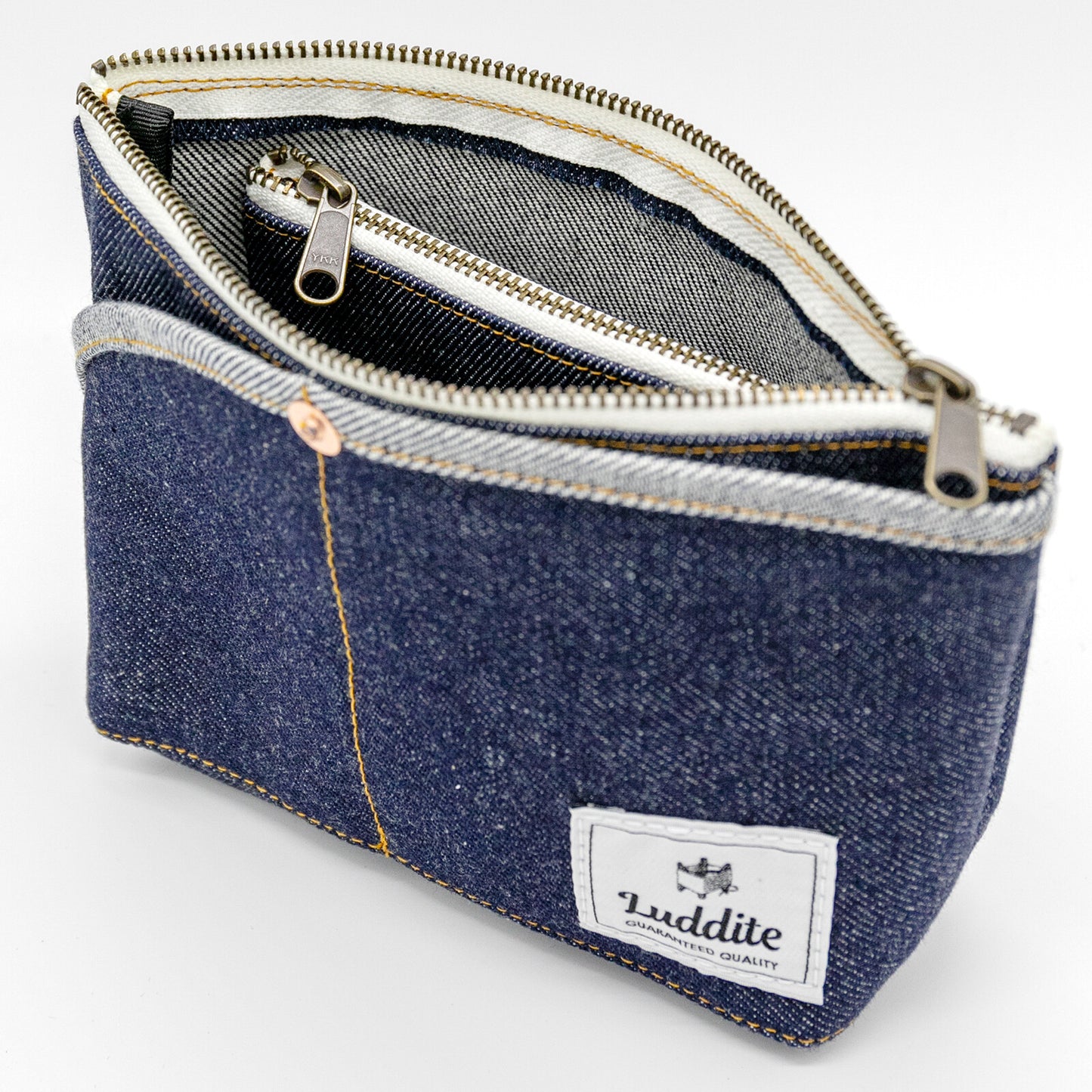 Luddite - Denim Boat Pouch S - Okayama Denim
