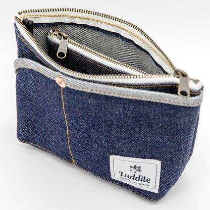 Luddite - Denim Boat Pouch S - Okayama Denim