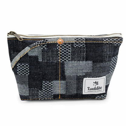 Luddite - Denim Boat Pouch S - Patchwork